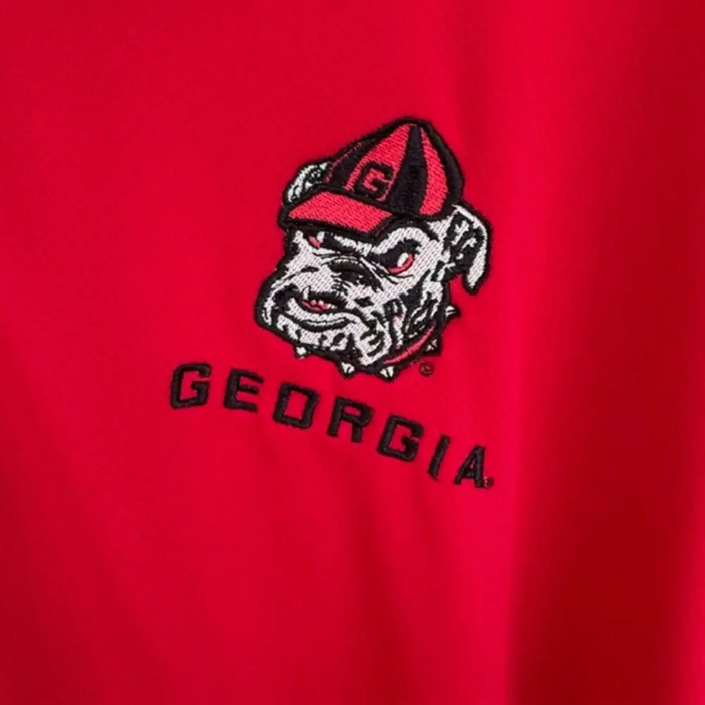 Hanes University of Georgia Bulldogs Red Polo - 3xl